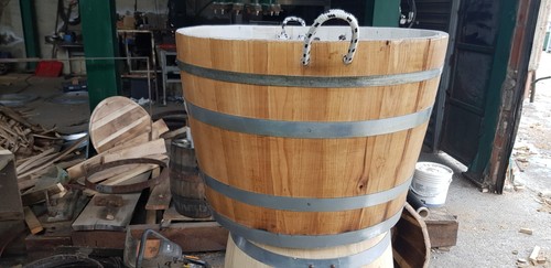 Vaso fiorera botti - fiorera, legno