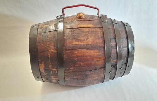 Antica piccola botte legno - antica, in