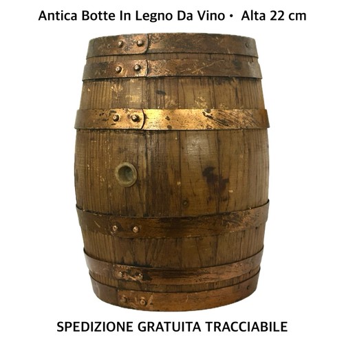 Antica piccola botte legno - antica,