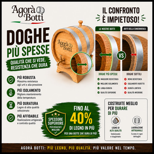 Botte rovere litri - botte, 10
